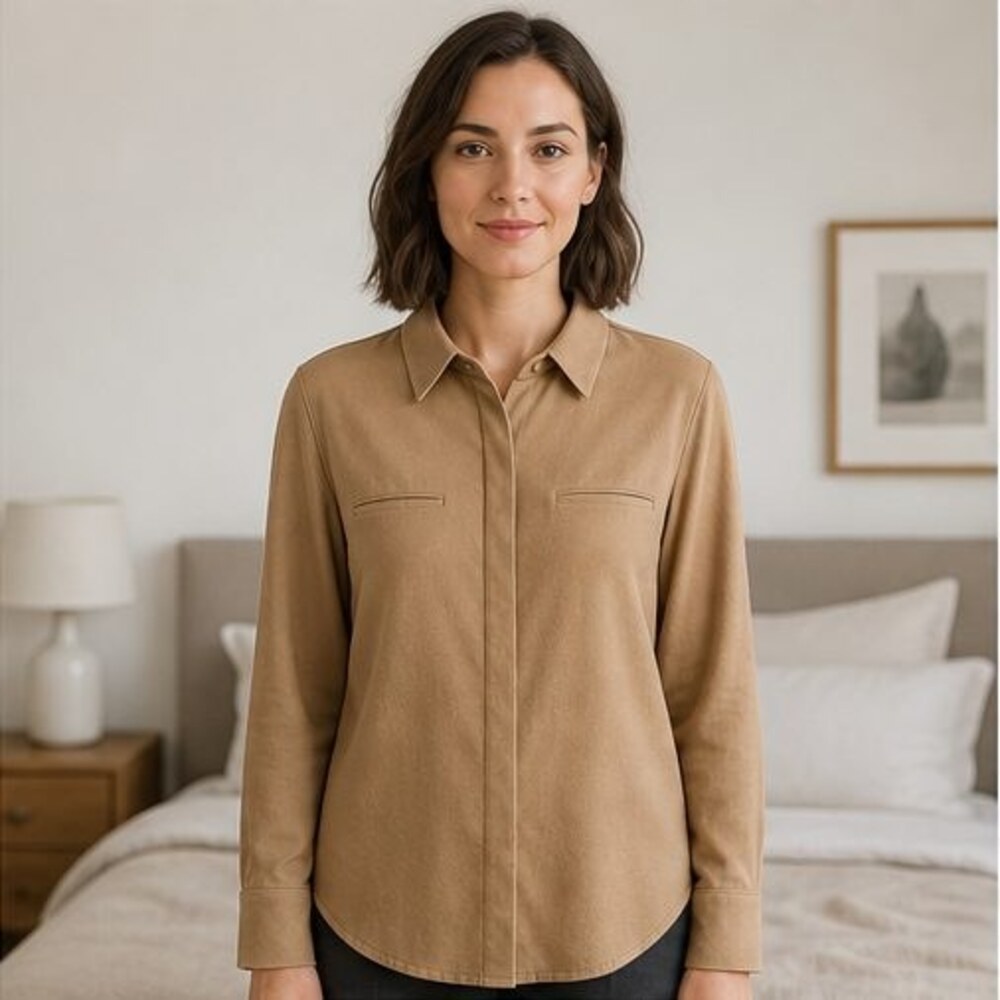 Sage Lace Trim Top
